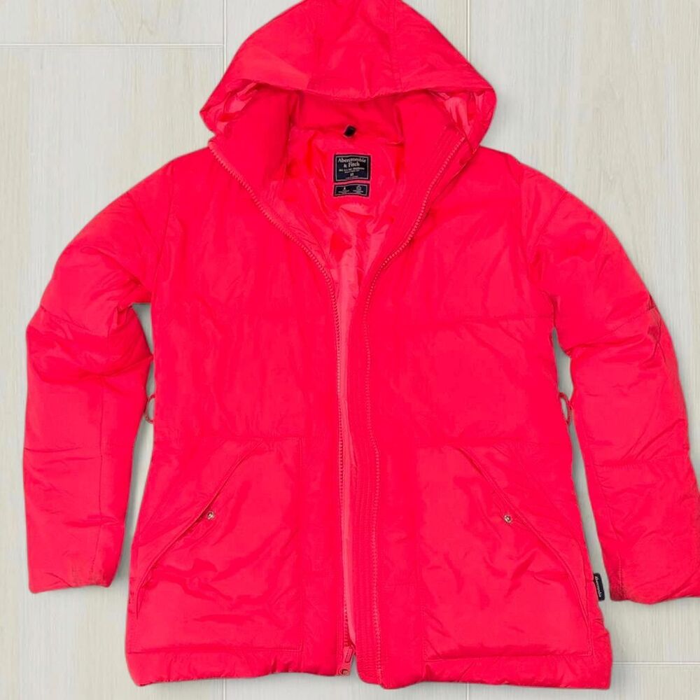 Abercrombie-fitch Women's Red and Pink Jacket